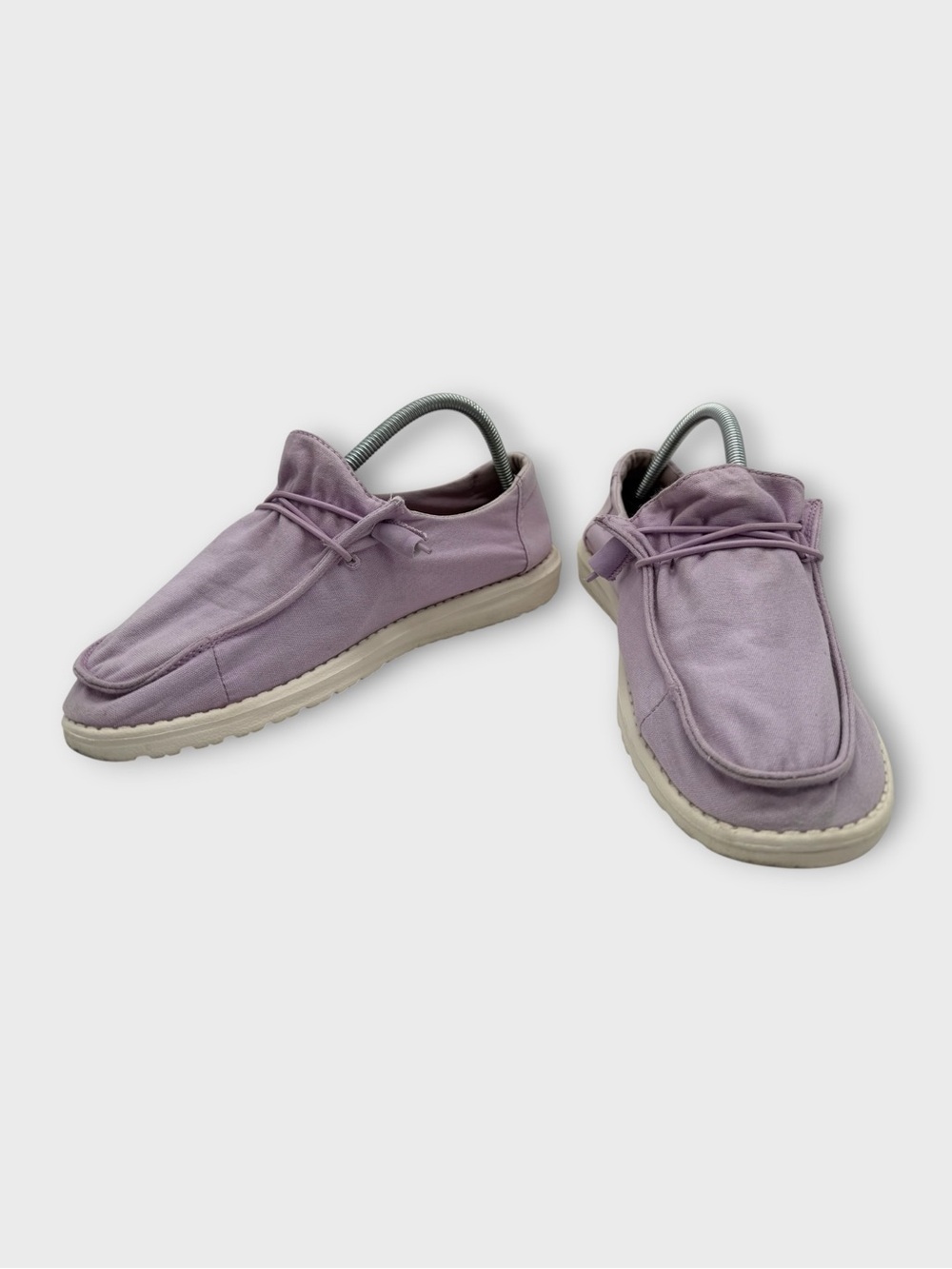 Hey Dude Wendy Lilac Slip on Loafers Size 10 Fair Condition Comfy! - Picture 3 of 7
